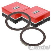 2X Mapco ABS-RINGE Hinten Passend FüR CitroËN Berlingo C4 C5 C6 Peugeot 207 207/