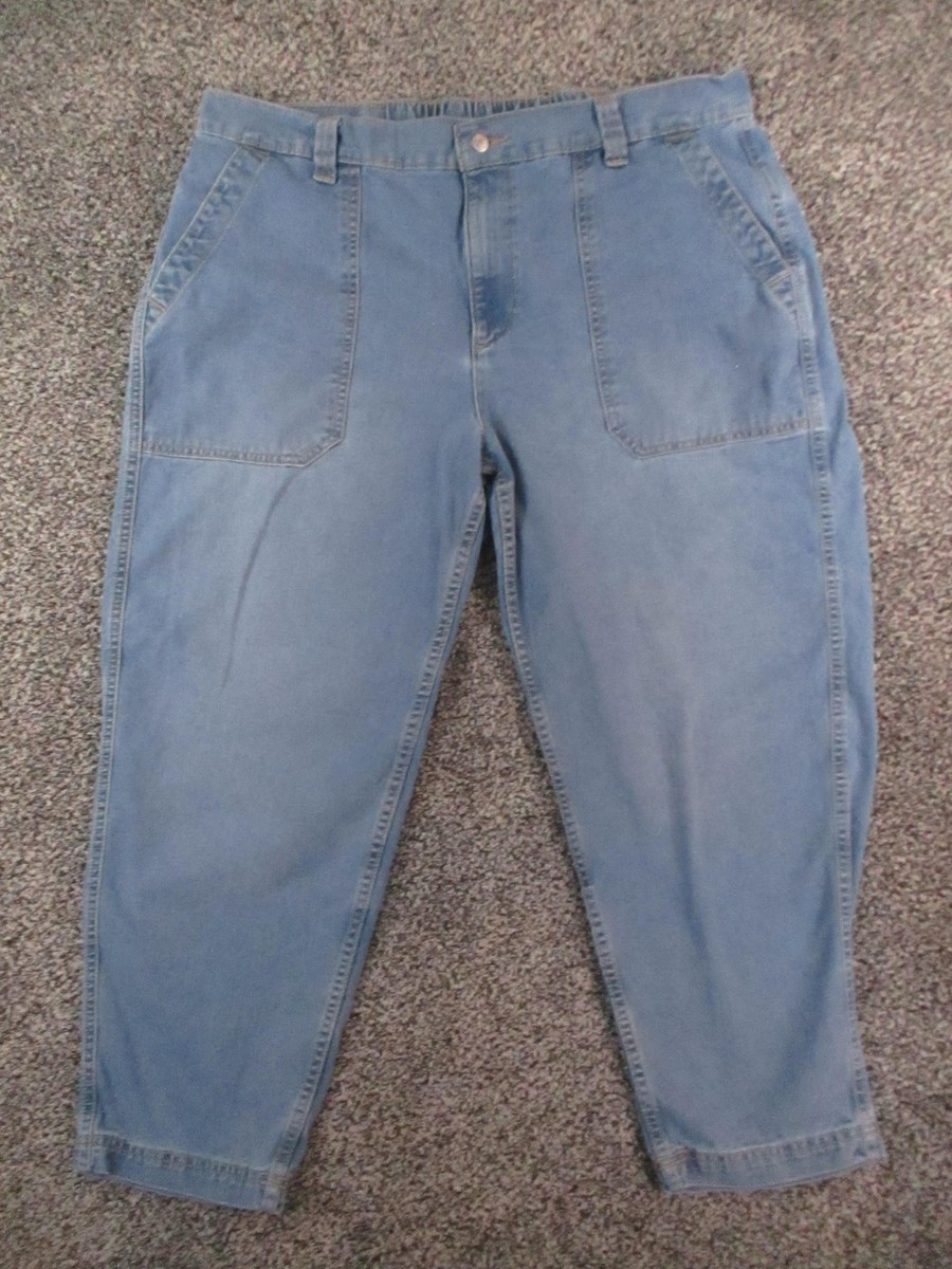 Old Navy OG Chino Pants Womens XL Petite Blue High Rise Tapered