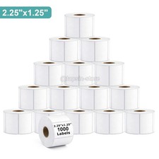1.25"x2.25" 1000 Labels/Roll Direct Thermal Shipping Stickers Barcode UPC Label