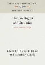 Human Rights and Statistics : Getting the Record Straight, Hardcover by Jabin...