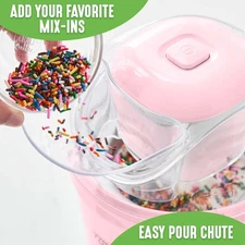 1.5QT Electric Ice Cream, Frozen Yogurt and Sorbet Maker with Mixing Paddle