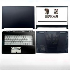 For MSI GF65 MS-16W1 MS-16R1 9SE LCD Back Bezel/Palmrest/Bottom/Hinge/axle cover