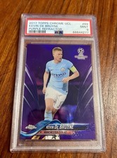 2017-18 Topps Chrome UEFA Champions League - Kevin de Bruyne Purple Refractor