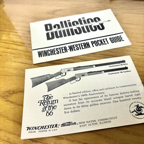 Vtg Ballistics Winchester Western Pocket Manuals X 2 Ephemera Hunting - Picture 3 of 3