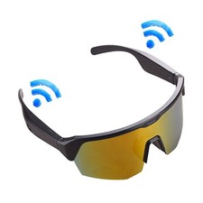 AI Smart Glasses Waterproof Cycling Sports Sunglasses Bluetooth Call Music UV400
