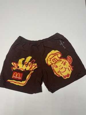 Travis Scott x McDonalds Cactus Jack Illustration II Shorts Size M