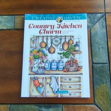 Creative Haven Country Kitchen Charm Coloring Book Teresa Goodridge Trade Paper  