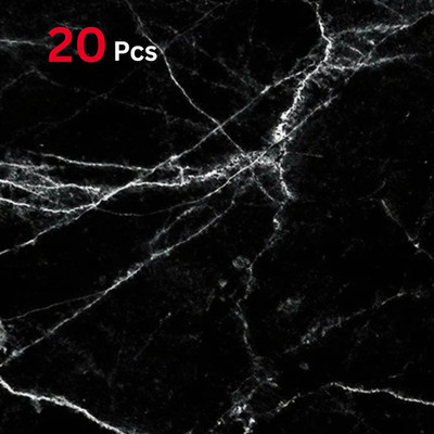 20Pcs Peel and Stick Marble Floor Wall Panels PVC Tiles Sticker US