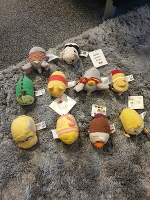 Disney Tsum Tsum Mini Plüsch X10 Konvolut Plüschtiere teils neu mit Etikett 