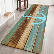 Bathroom Rugs, Kitchen Rug Non-Slip Soft Absorbent Bath Mats with Nautical