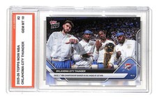Oklahoma City Thunder 2025-26 Topps Now NBA #2 Graded Gem Mint 10