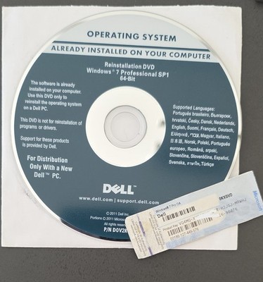 Microsoft Windows 7 Professional , Deutsch, 64 Bit - DELL