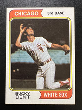 1974 Topps Baseball - BUCKY DENT ROOKIE RC - Card #582 - Chicago White Sox - NM+. rookie card picture