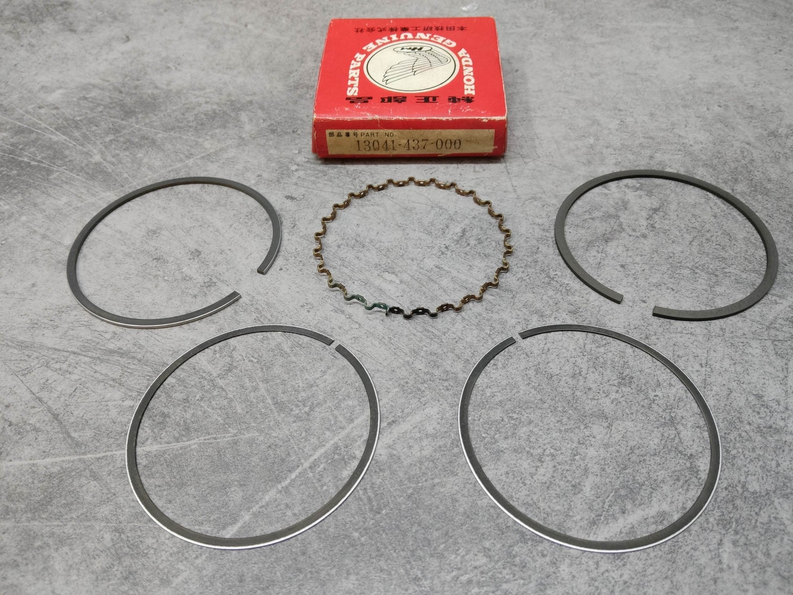 Segment de rechange côte 075 pour réparer le moteur de Honda XL125S 1979-1987 13041-437-000