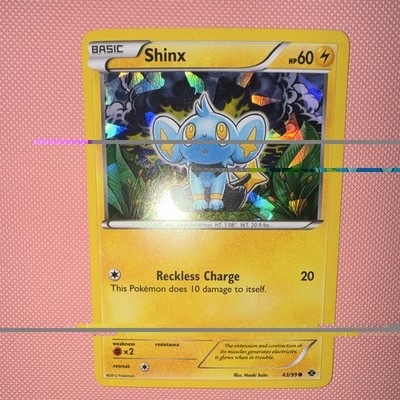 Pokemon Shinx Next Destinies Cracked Ice Holofoil