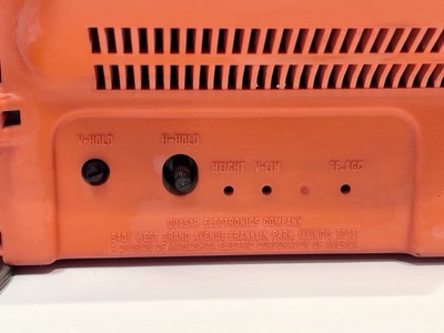Vintage 1977 Orange Quasar Retro Gaming 12
