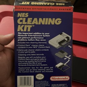 Vintage Nintendo NES Cleaning Kit Original with Original Box