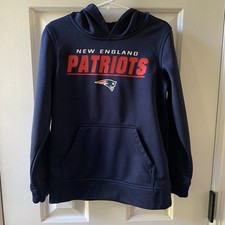 New England Patriots Logo NFL Kids Navy Hoodie Size Youth X-Small