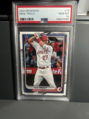 2024 Bowman Mike Trout #19 Psa10
