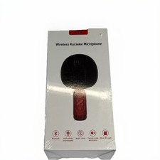 Wireless Bluetooth Karaoke Microphone, XZL Magic Voice Microphone Red 5w SEALED