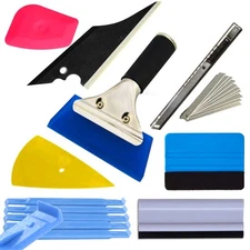 17PCS Window Tint Tools Kit Car Auto Film Tinting Scraper Squeegee Installation