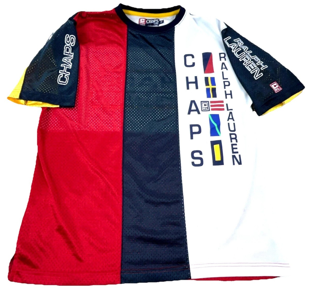 80s CHAPS Ralph Lauren Tシャツ Ralph Lauren - 80s USA製 チャップス ラルフローレン プリント