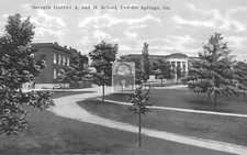 School Buildings Powder Springs Georgia GA - Reprint