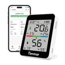 Bluetooth Indoor Thermometer Hygrometer Room Temperature Gauge Digital