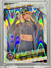 2025 Panini Prizm WNBA - Rookie Variation Sarah Ashlee Barker #142 White Seismic