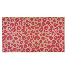 Leopard Print Door Mat Cheetah Animal Rug Pink Mat For Front Door Outdoor Leopard Print Door Mat Cheetah Animal Rug Pink Mat For Front Door Outdoor