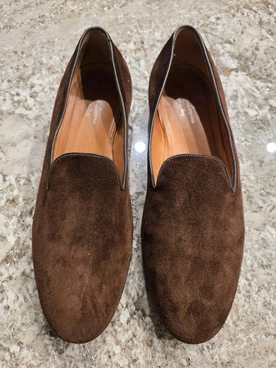 Ralph Lauren Purple Label Rich Brown Suede Derbys Suede sneakers in brown - Ralph Lauren Purple Label | Mytheresa main image 3