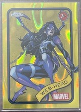Topps Chrome Marvel 2025 Yellow Lava Refractor Web-Head 1st Appearance #32 SP
