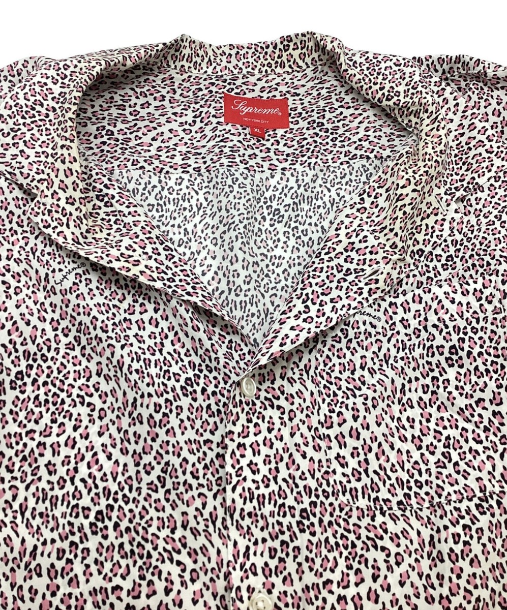トップス Supreme 22SS Leopard Silk S/S Shirt Supreme Leopard Silk S S Shirt (SS22) - $158