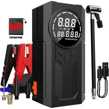 Jump Starter with Air Compressor, 10000A Portable Car Battery Booster 12V