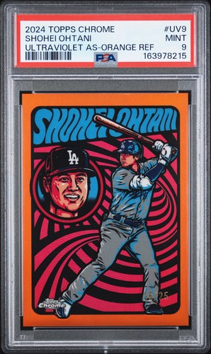 2024 Topps Chrome Ultraviolet All-Stars #UV-9 Shohei Ohtani Dodgers