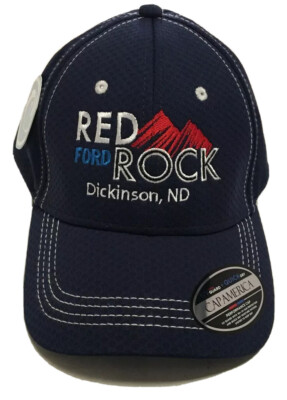 Red Rock Ford Hat Car Truck Vehicle Dealership Cap Dickinson North Dakota ND NWT