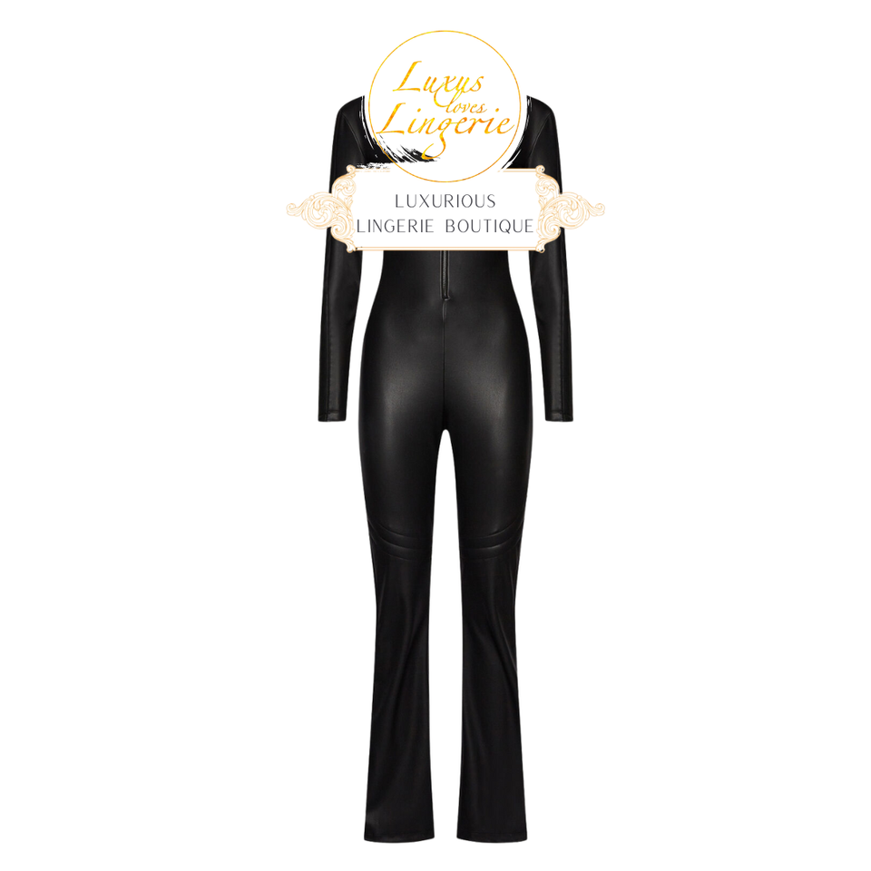Abito Ecopelle Nero Wolford Taglia 36 &ndash; Midi Elegante Stretch