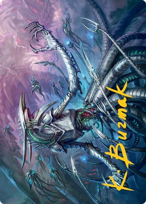 Gold Stamp Art Series JIN-GITAXIAS mtg NM-M March of The Machine