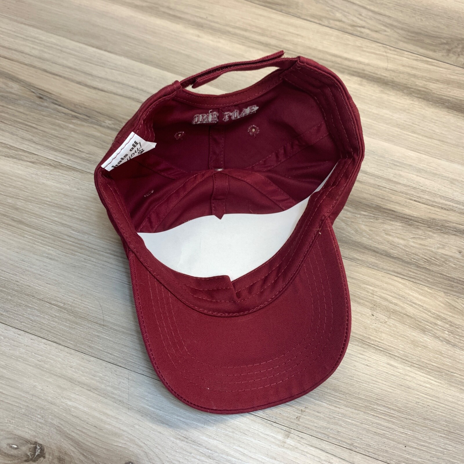 Raising Cane's Chicken Fingers Employee Hat Cap Red One Love Adjustable