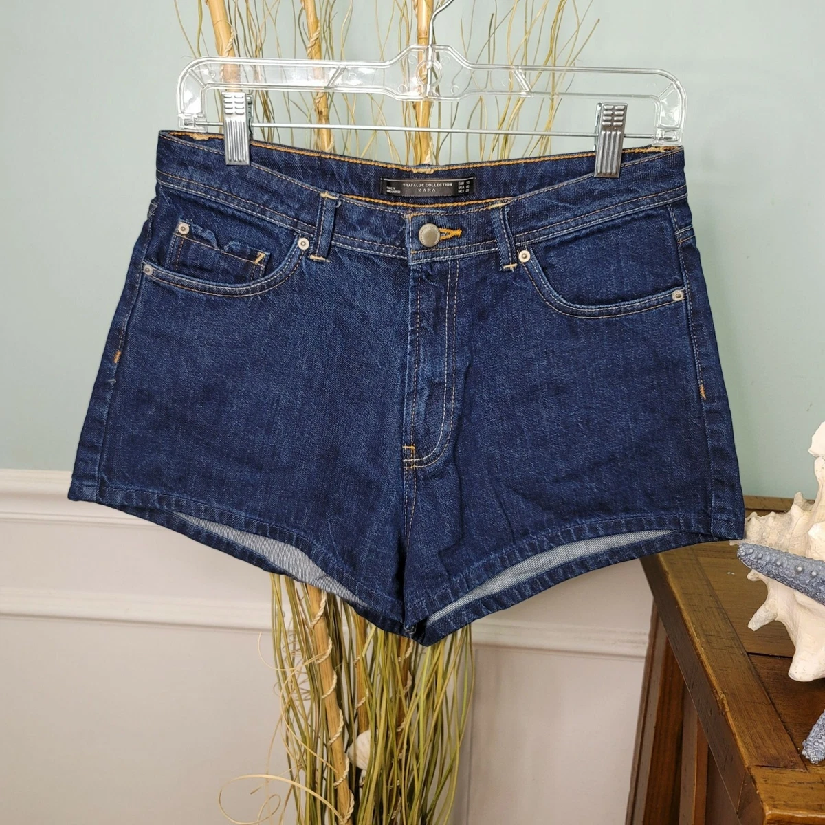 Zara Trafaluc Jean Shorts Women s 6 Hi Rise Cheeky eBay
