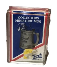 VINTAGE Universal Studios PEWTER COLLECTORS MINIATURE CUP/ MUG STEIN 1" TALL