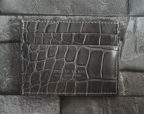 PHILIPP PLEIN HERREN CREDIT CARDS HOLDER CROCODILE / NEU / - Bild 2 von 3