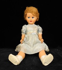 Grande Bambola matrimoniale epoca Vintage'50 celluloide abito original h72cm-60Q