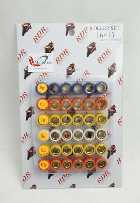 Variator Roller pack 16x13 5g  10g for Kymco ZX 50 Super9 50 People 50  TX