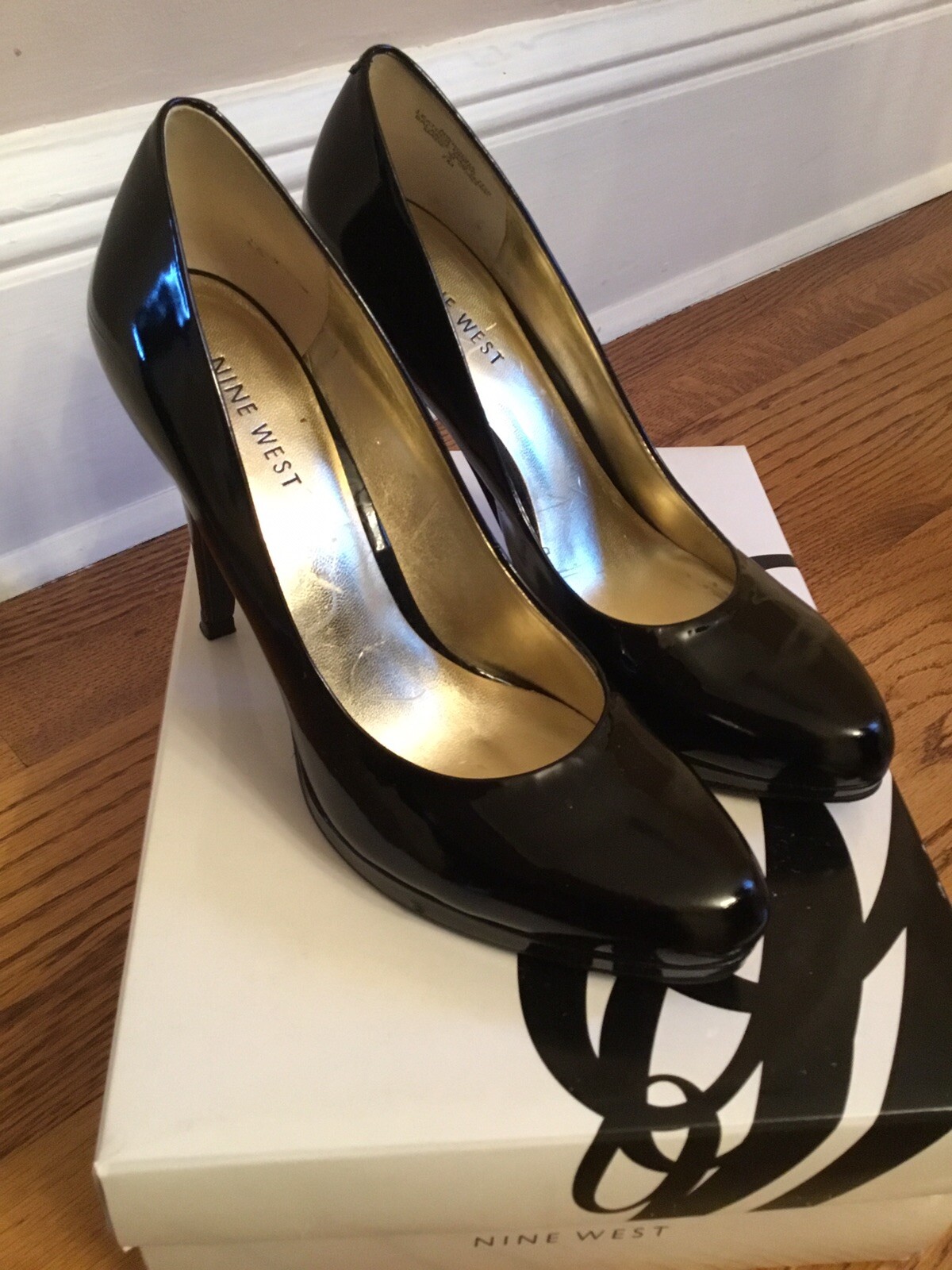 Patent Leather High Heel Platform Pump Women's Size 7