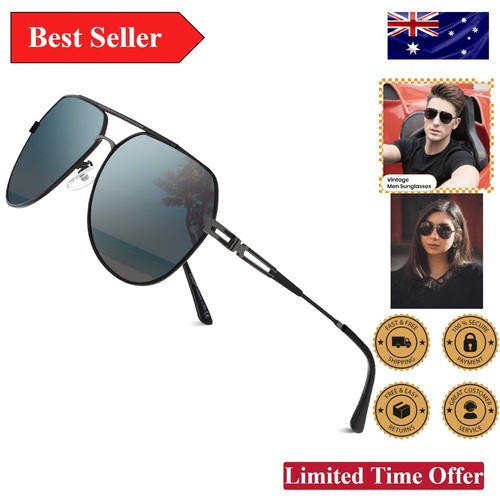 Durable Mirrored Polarized Sunglasses for Men & Women - Eye Protection Essential