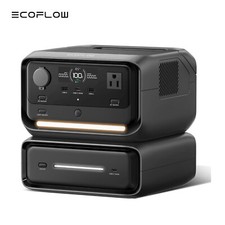 EcoFlow 572Wh Portable Power Station River 3 Plus with EB300 Extra Battery