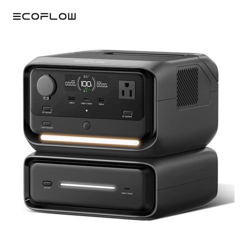 EcoFlow 572Wh Portable Power Station River 3 Plus with EB300 Extra Battery - Picture 11 of 11