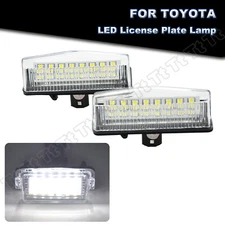2X LED License Plate Light For Toyota Prius Venza Matrix RAV4 C-HR Prius V Lexus
