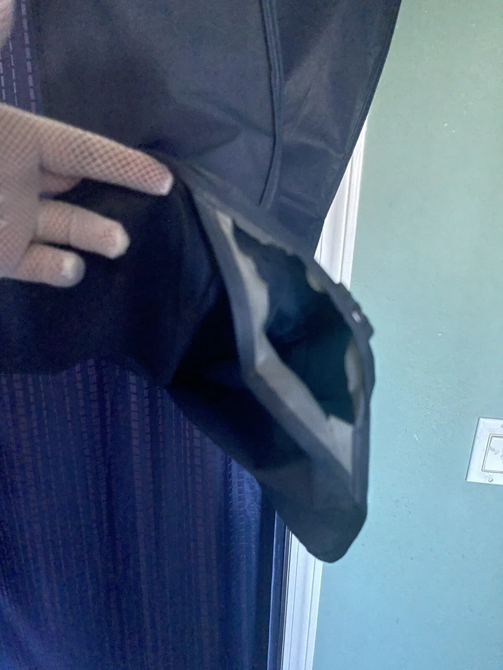 "Bolsa protectora de plástico Ralph Lauren azul 40x24"" vintage" Foto 4 de 4